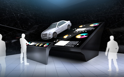 空間與多媒體融合 SGM上海車展廣告空間設計的業務探索